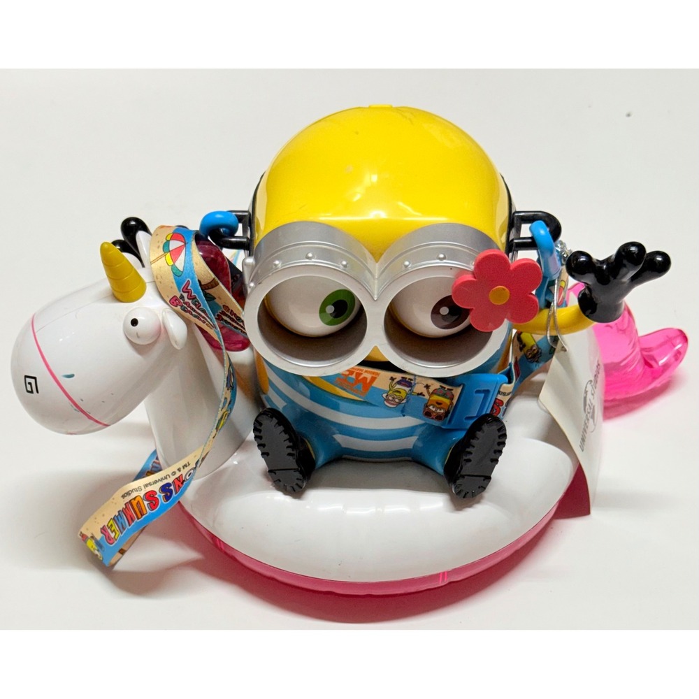 Universal Studios Minions Summer Popcorn Bucket Bob Float Lanyard Japan 2022